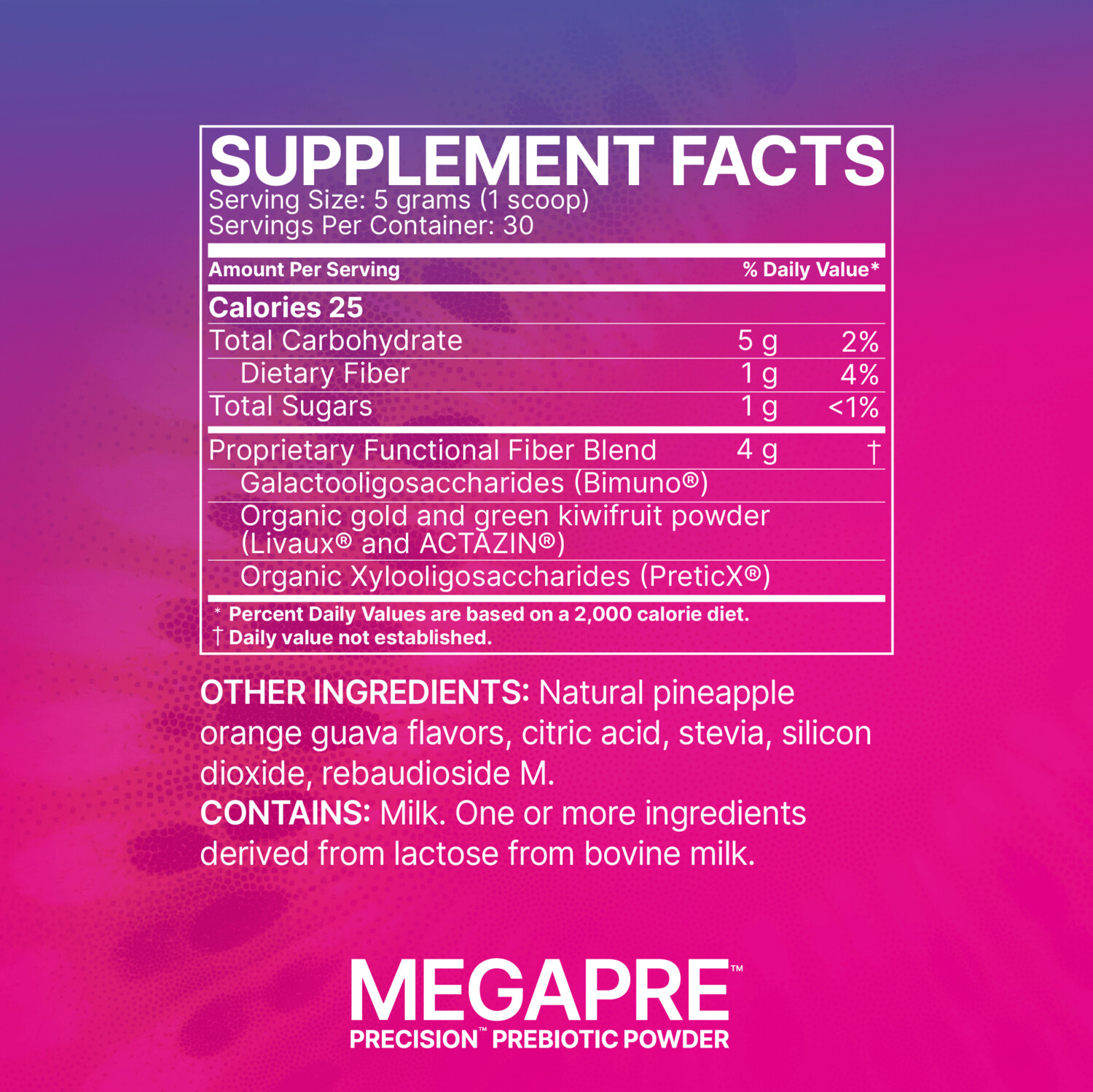 MegaPre 150 g Microbiome Labs