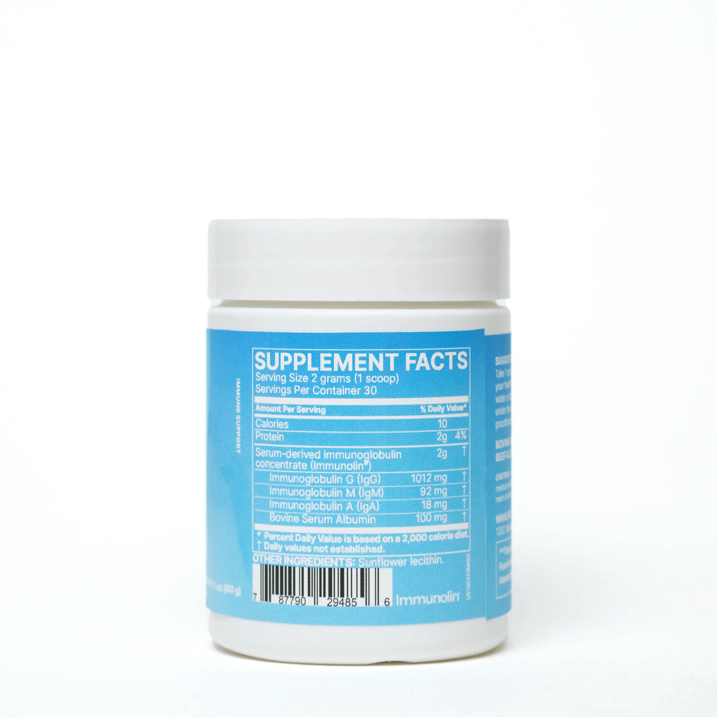 Mega IgG2000 Powder 60 gr Microbiome Labs