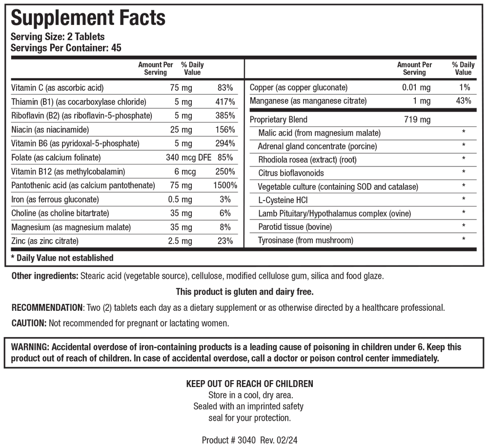ADB5-Plus 90 tablets Biotics Research