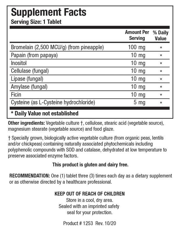 Bromelain Plus CLA 100 capsules Biotics Research