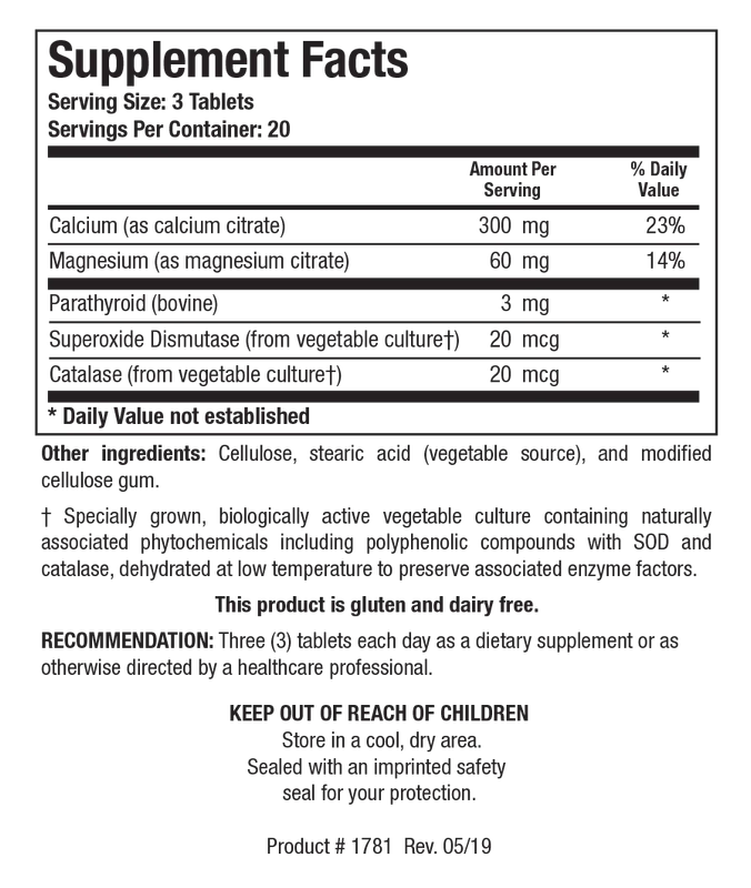 Ca/Mg-Plus 60 capsules Biotics Research