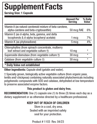 Chlorocaps 90 capsules  Biotics Research