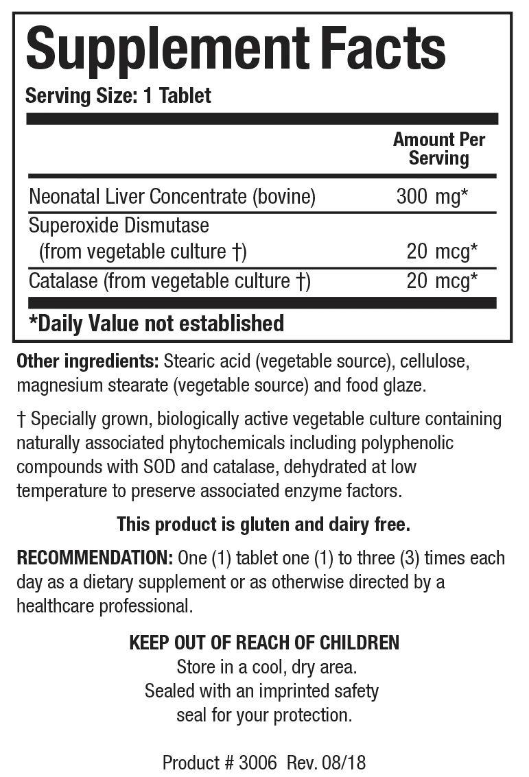Cytozyme-LV™ (Neonatal Liver) 60 Capsules Biotics Research