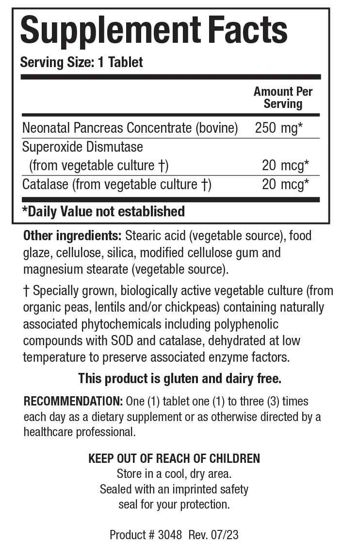 Cytozyme-PAN™ (Neonatal Pancreas)  90 Capsules Biotics Research