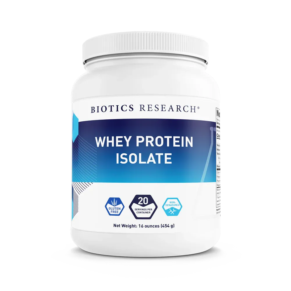 Whey Protein Isolate 454 gr  Biotics Research