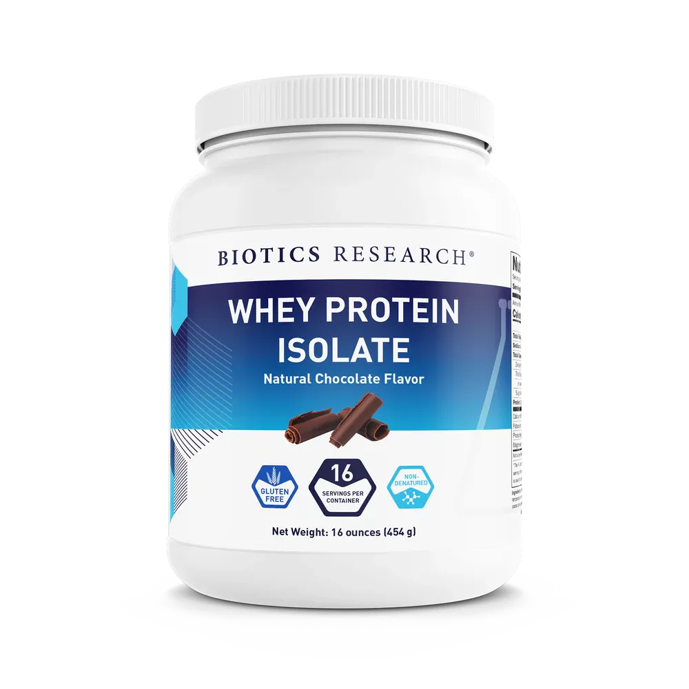 Whey Protein Isolate Chocolate  Flavor 454 gr  Biotics Research