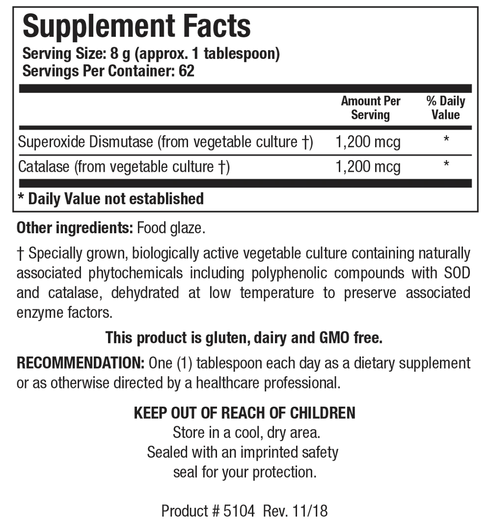 Dismuzyme Plus Granules 500 gr  Tablets Biotics Research