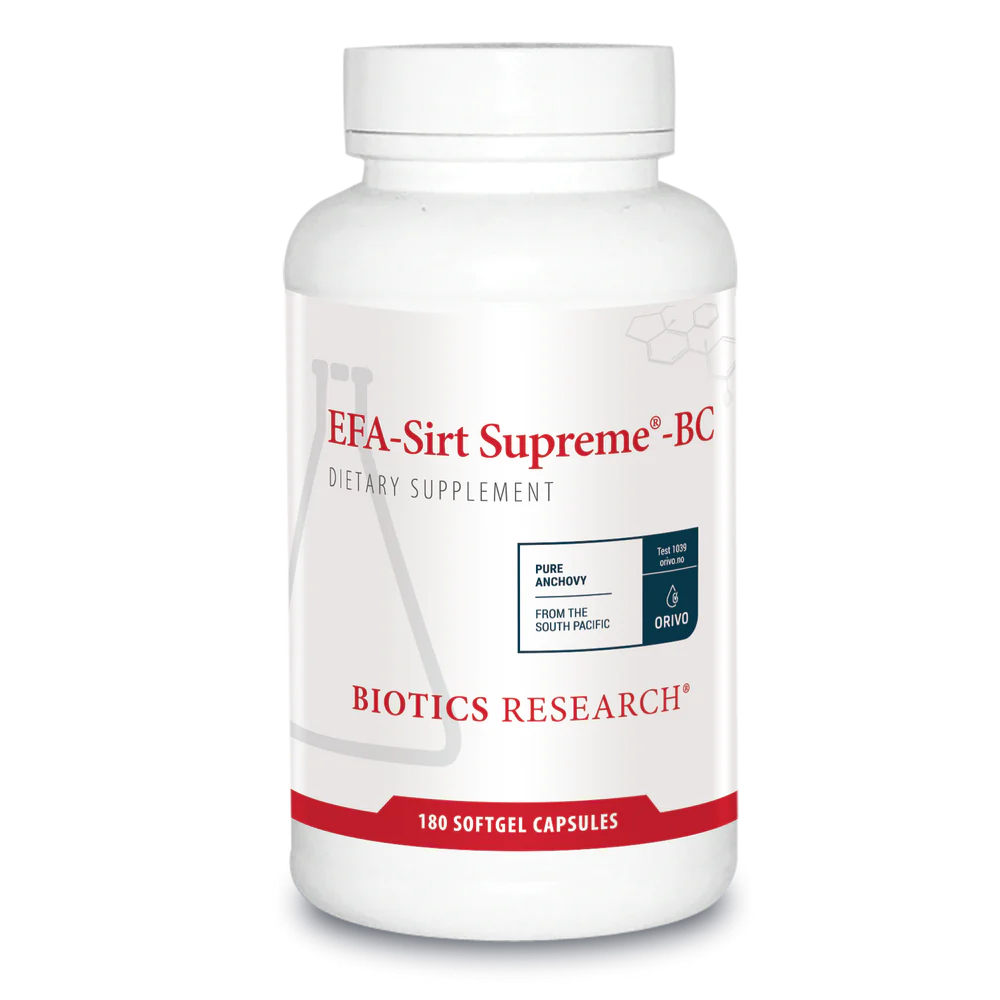 EFA-Sirt Supreme®-BC 180 Capsules Biotics Research
