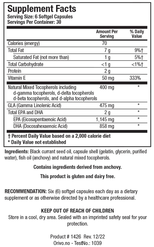 EFA-Sirt Supreme®-BC 180 Capsules Biotics Research