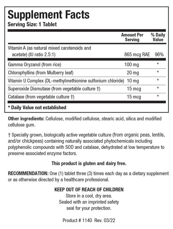 Gastrazyme 90 tablets Biotics Research