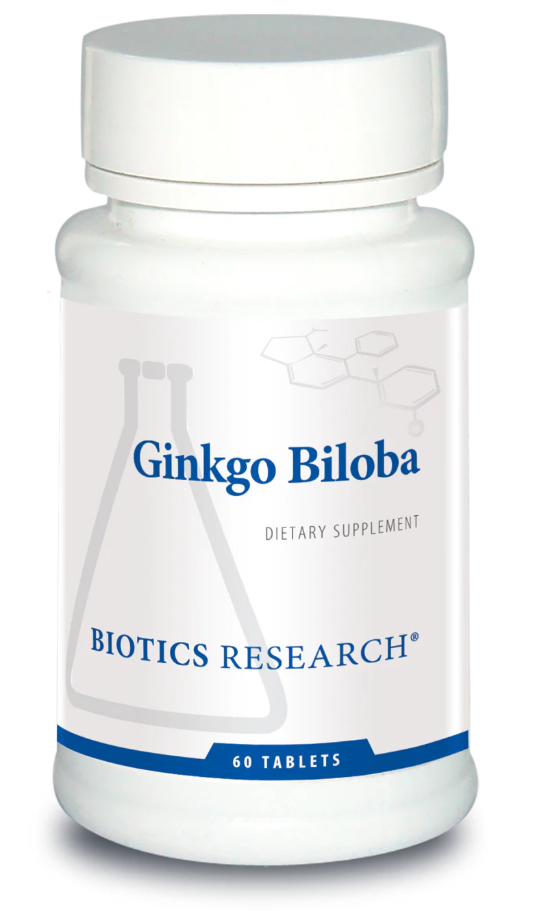 Ginkgo Biloba 60 tablets Biotics Research