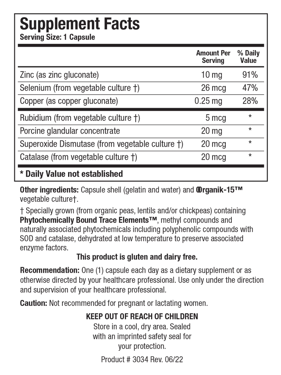 GTA-Forte II 90 capsules  Biotics Research