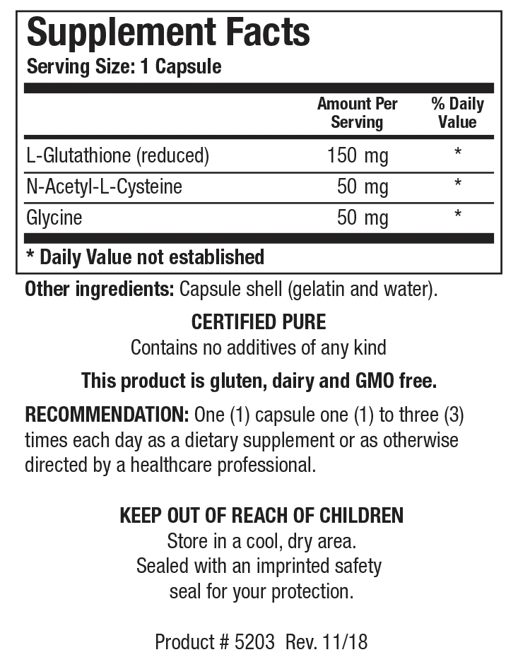 GSH-Plus 60 capsules  Biotics Research