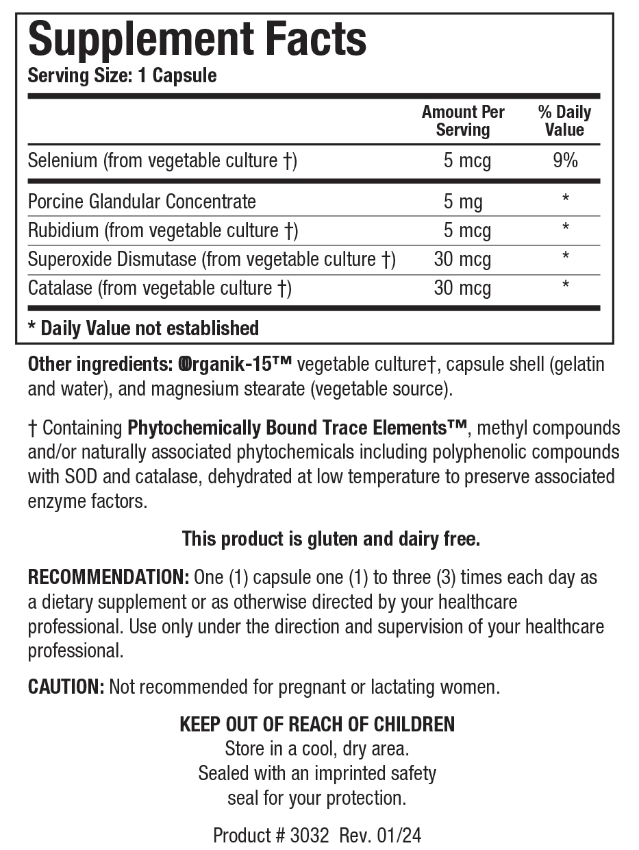 GTA   90 capsules  Biotics Research