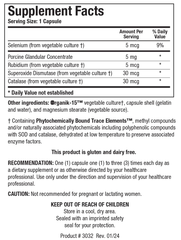 GTA   90 capsules  Biotics Research