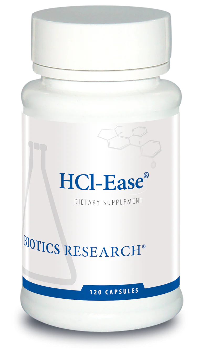 HCl-Ease 120 capsules  Biotics Research