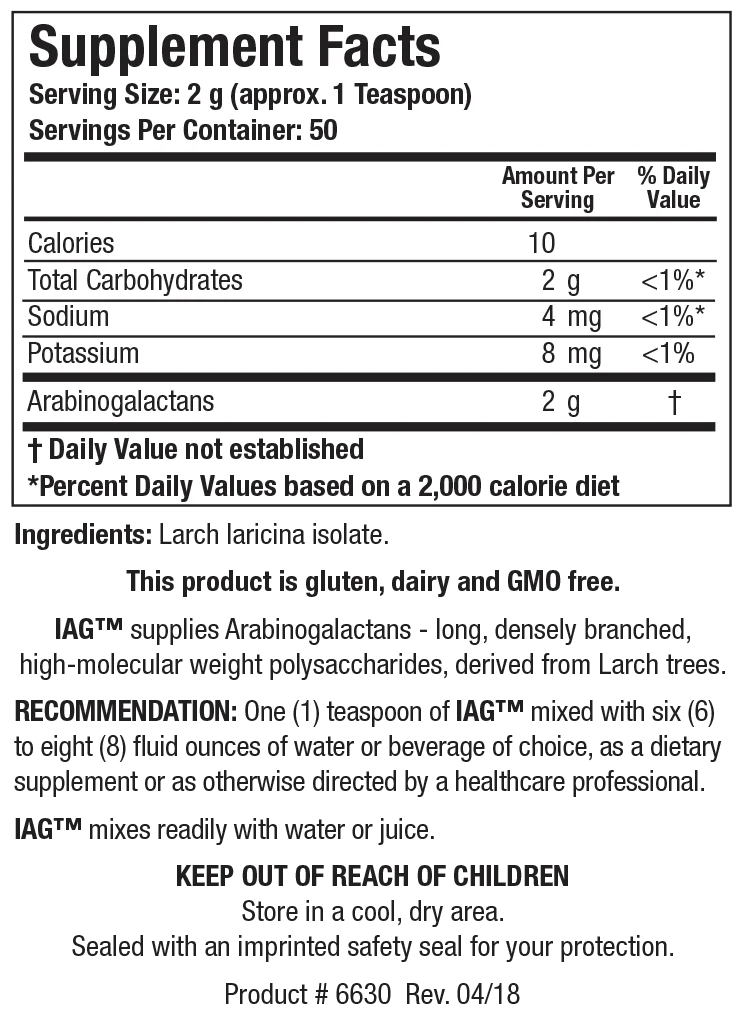 IAG  100 gr   Biotics Research