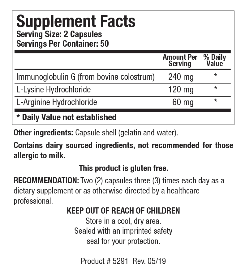 Immuno-gG 100 capsules  Biotics Research