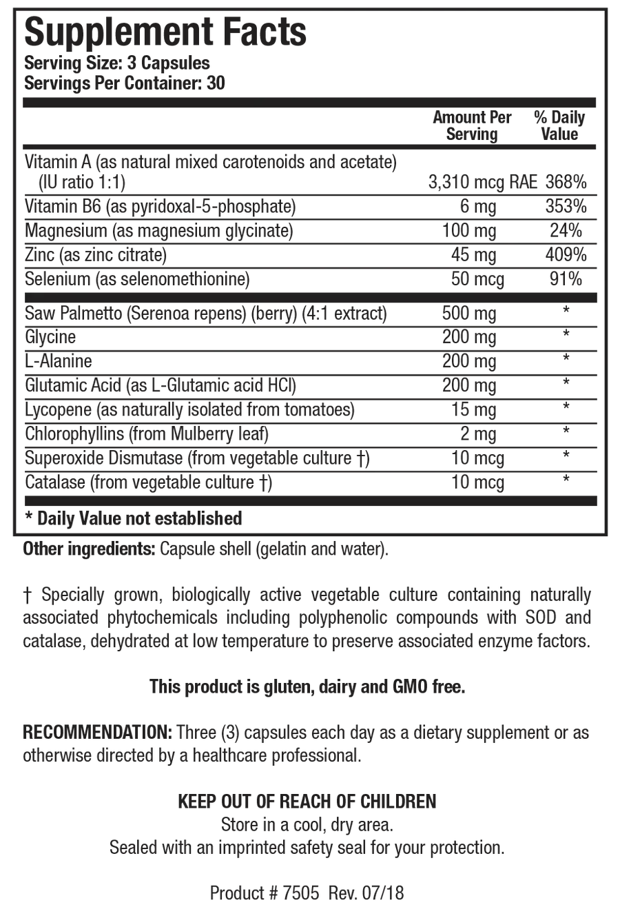 Palmetto-Plus Forte 90 capsules    Biotics Research