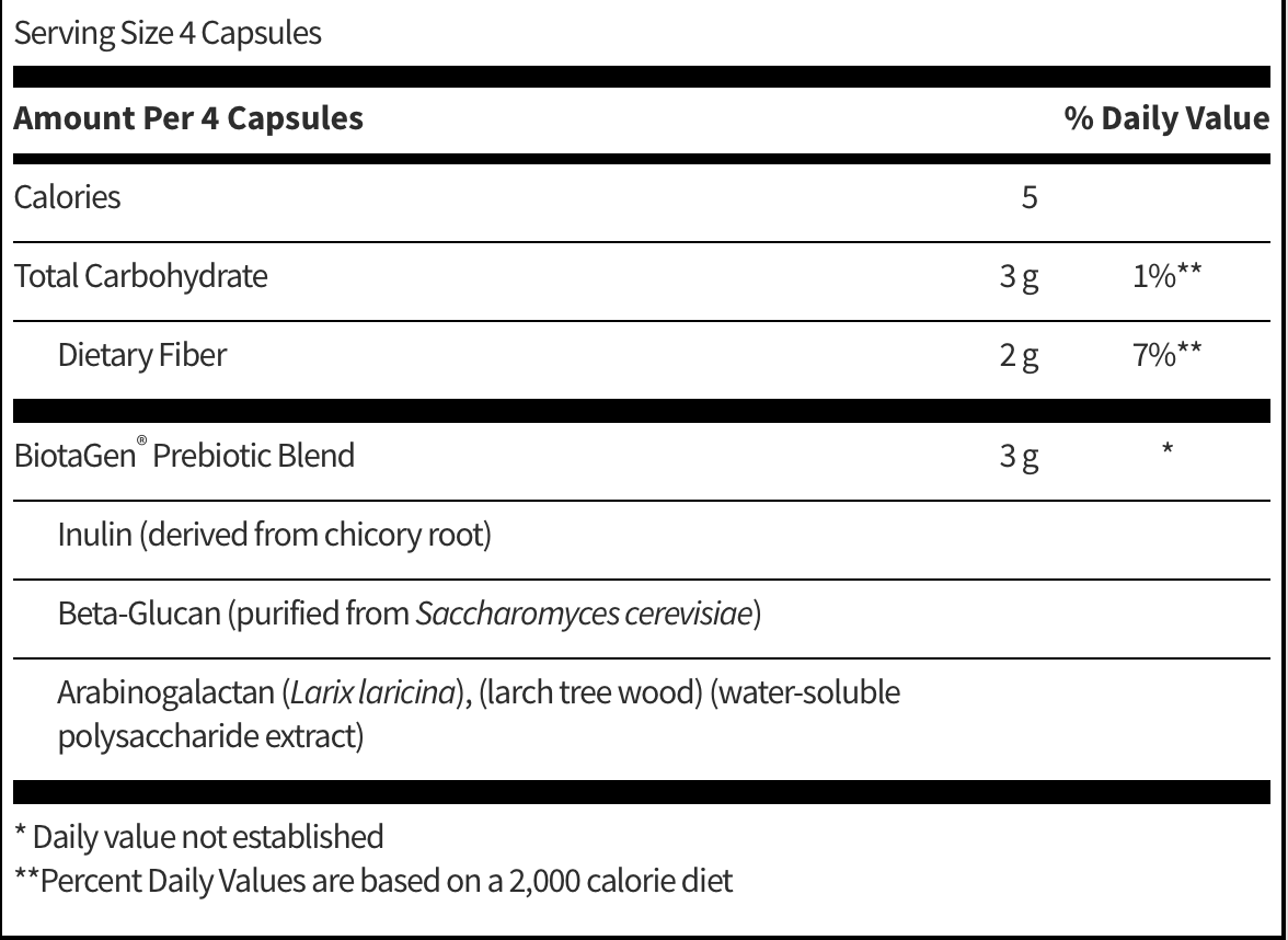 Ther-Biotic BiotaGen 120 vegcaps SFI HEALTH