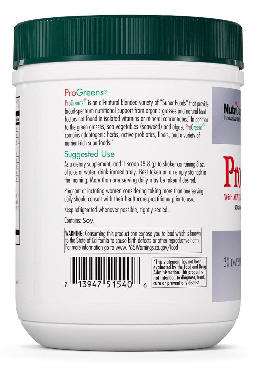 ProGreens Powder  30 Day Supply 265 gr  Allergy Research Group