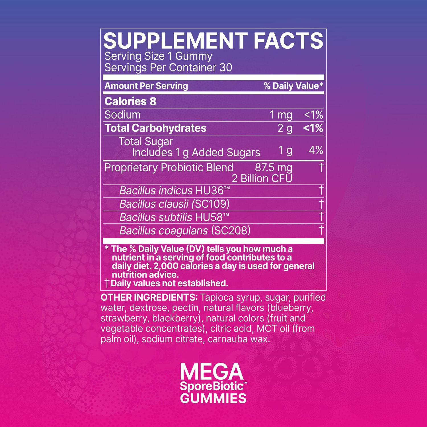 MegaSporeBiotic for Kids Gummies 45 ct  Microbiome Labs