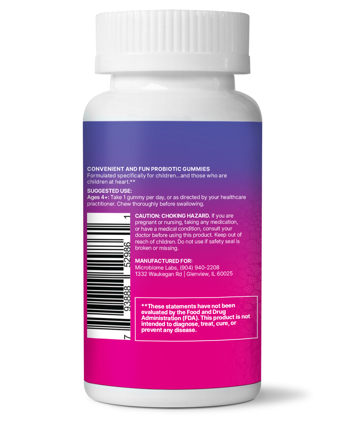 MegaSporeBiotic for Kids Gummies 45 ct  Microbiome Labs