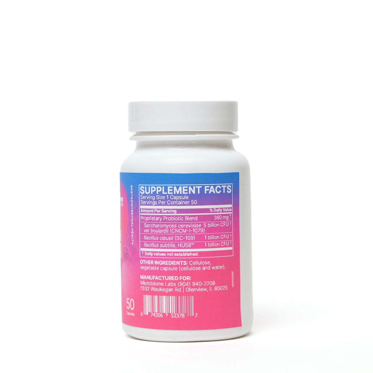 RestorFlora 50 capsules Microbiome Labs