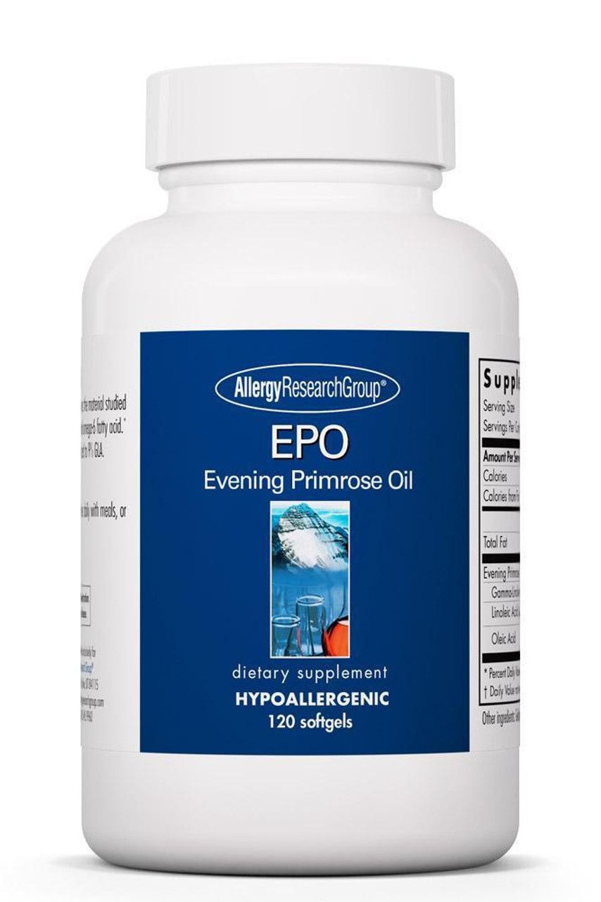 Evening Primrose Oil 120 softgels tablets Allergy Research Group