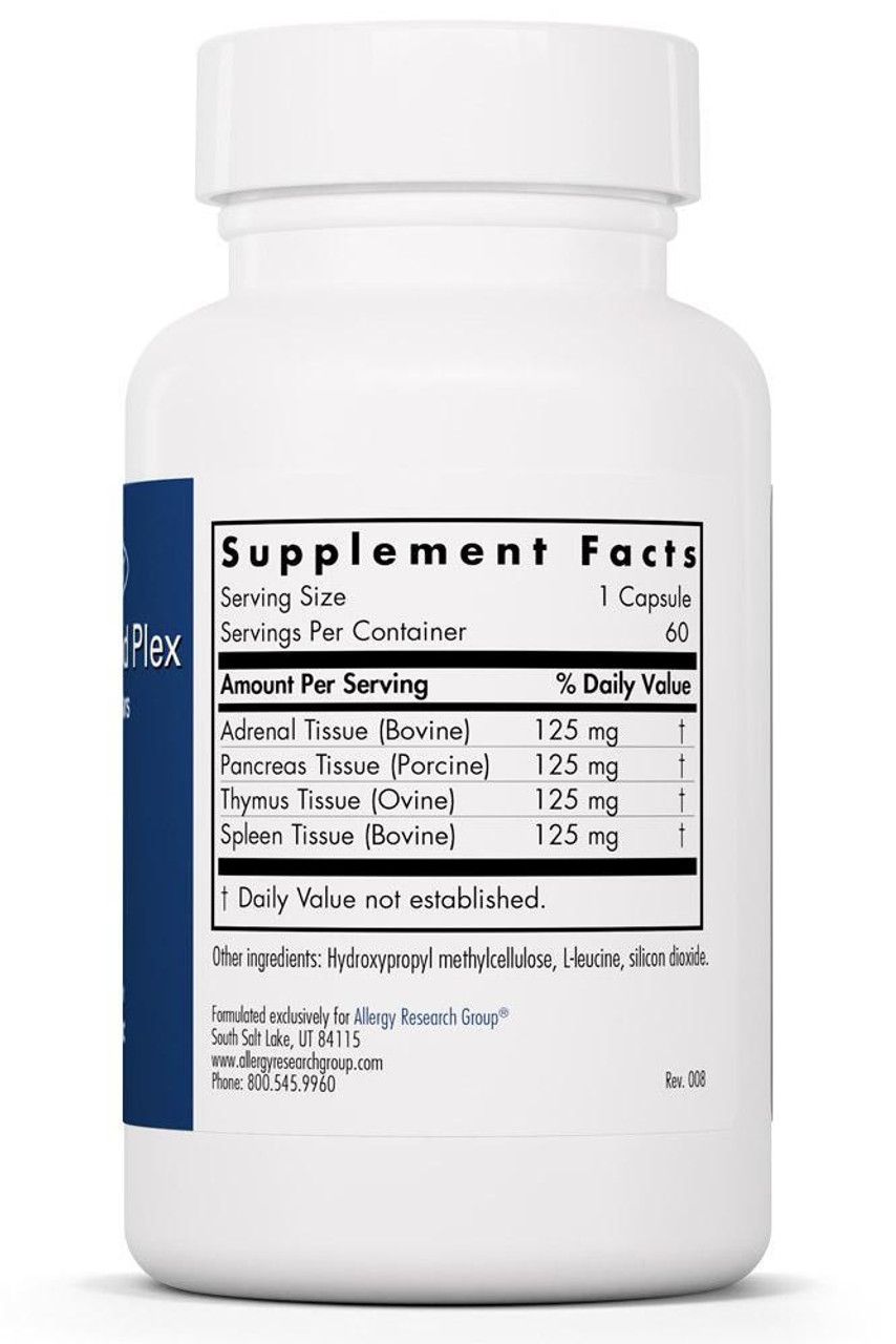 Immuno-Gland Plex 60 vegcaps Allergy Research Group
