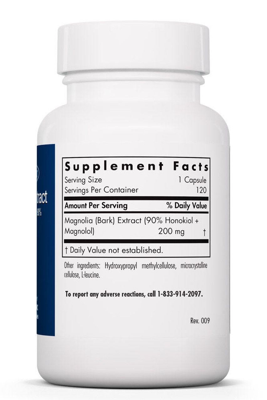Magnolia Extract  120 Vegetarian Caps  Allergy Research Group