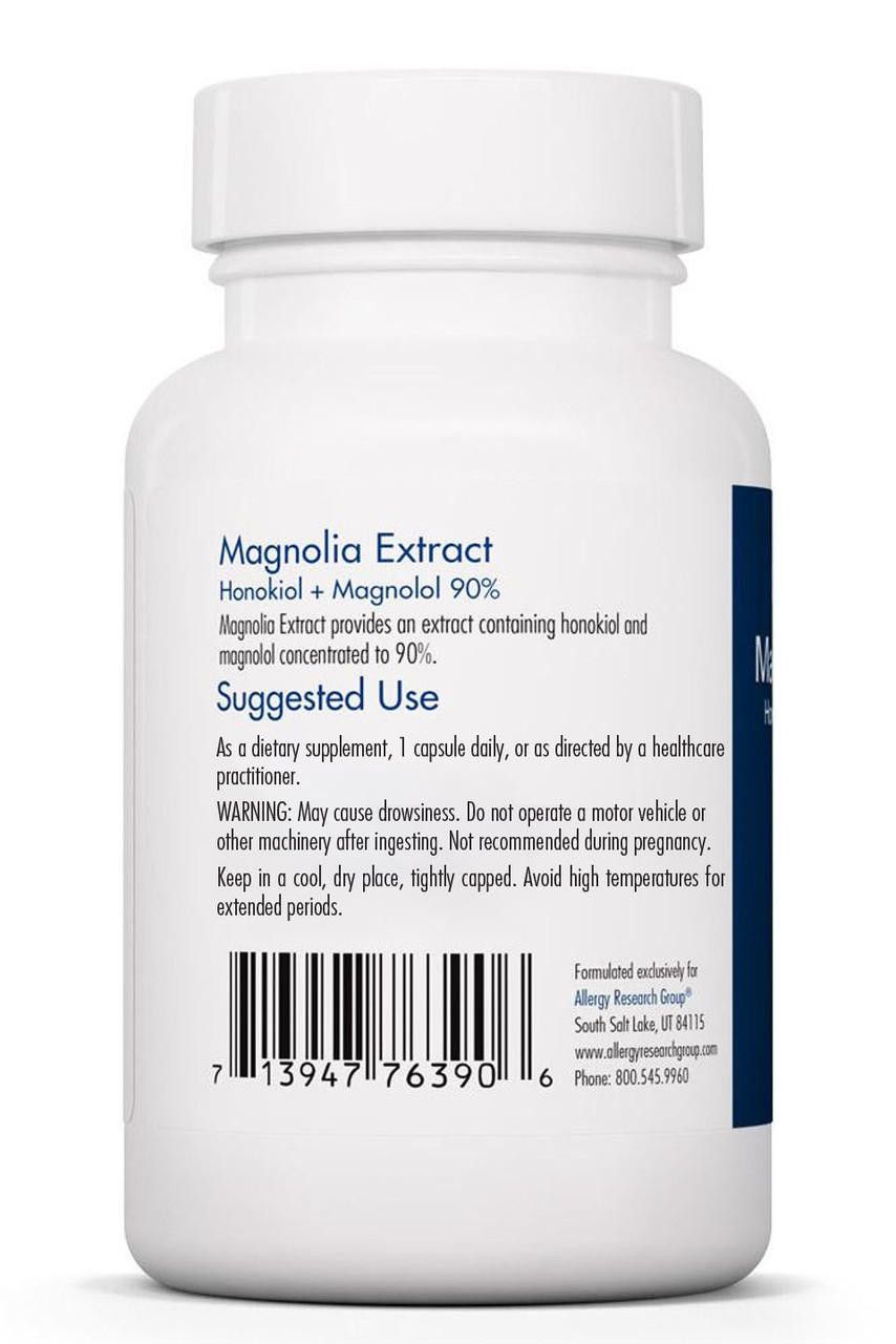 Magnolia Extract  120 Vegetarian Caps  Allergy Research Group