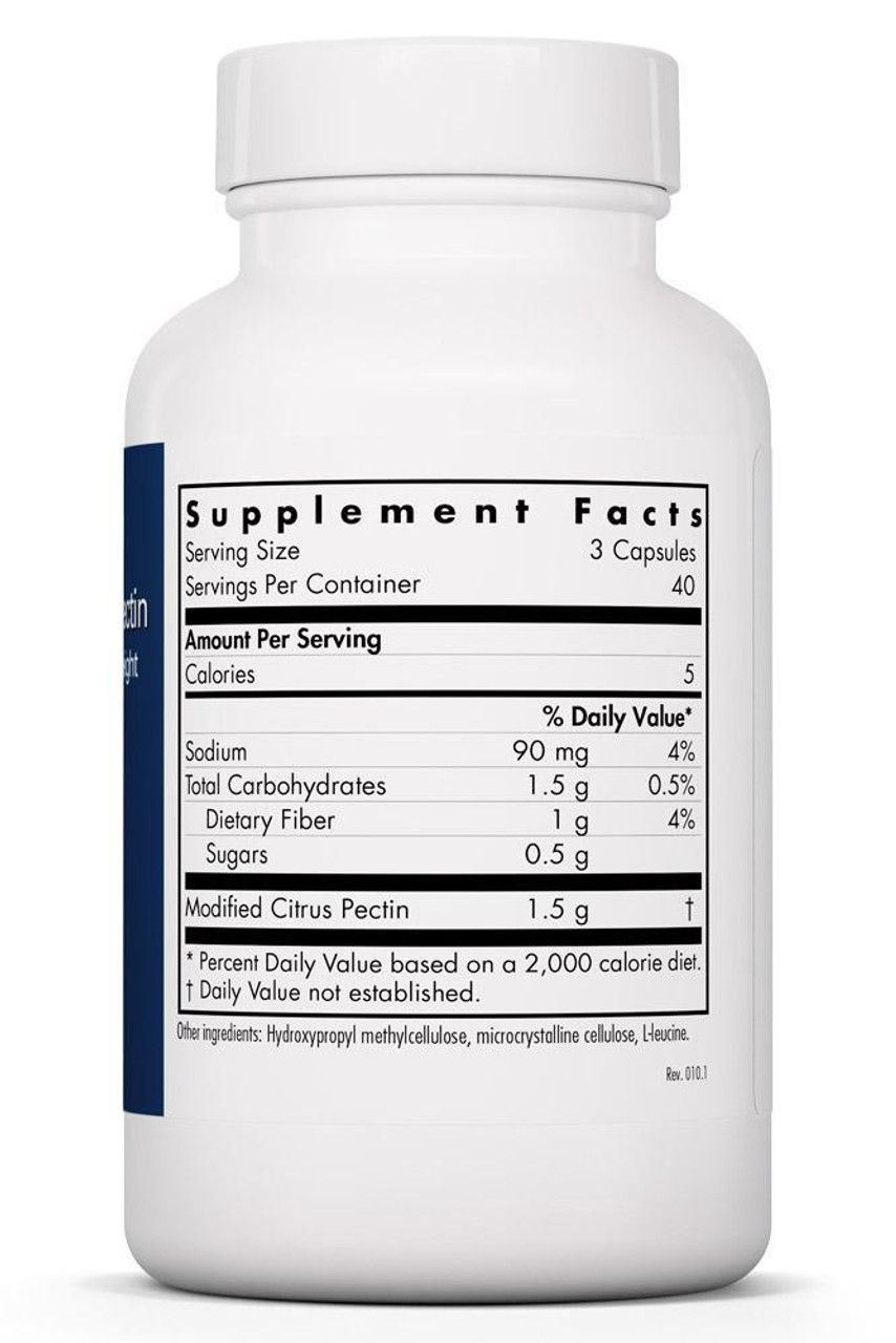 Modified Citrus Pectin 120 Vegetarian Capsules  Allergy Research Group