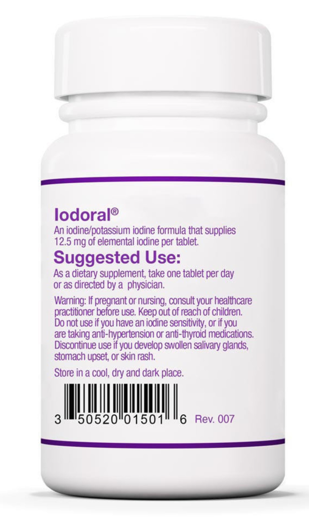 Optimox® Iodoral® 12.5 mg 180 Tablets Optimox