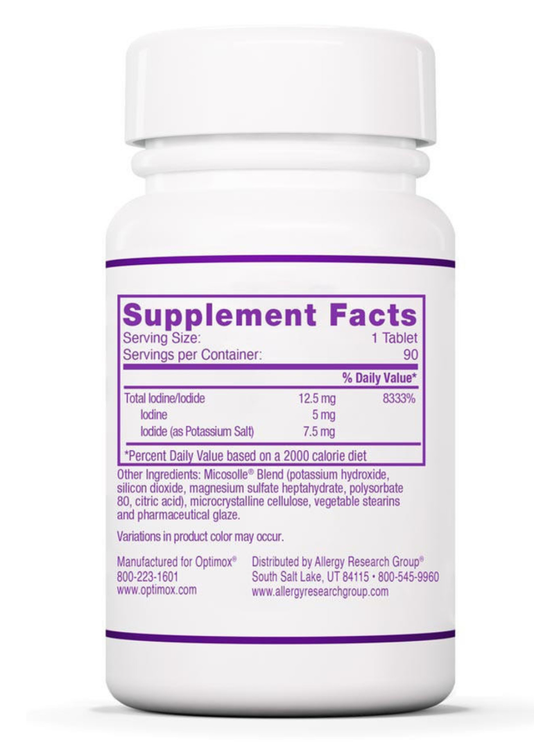 Optimox® Iodoral® 12.5 mg 90 Tablets Optimox