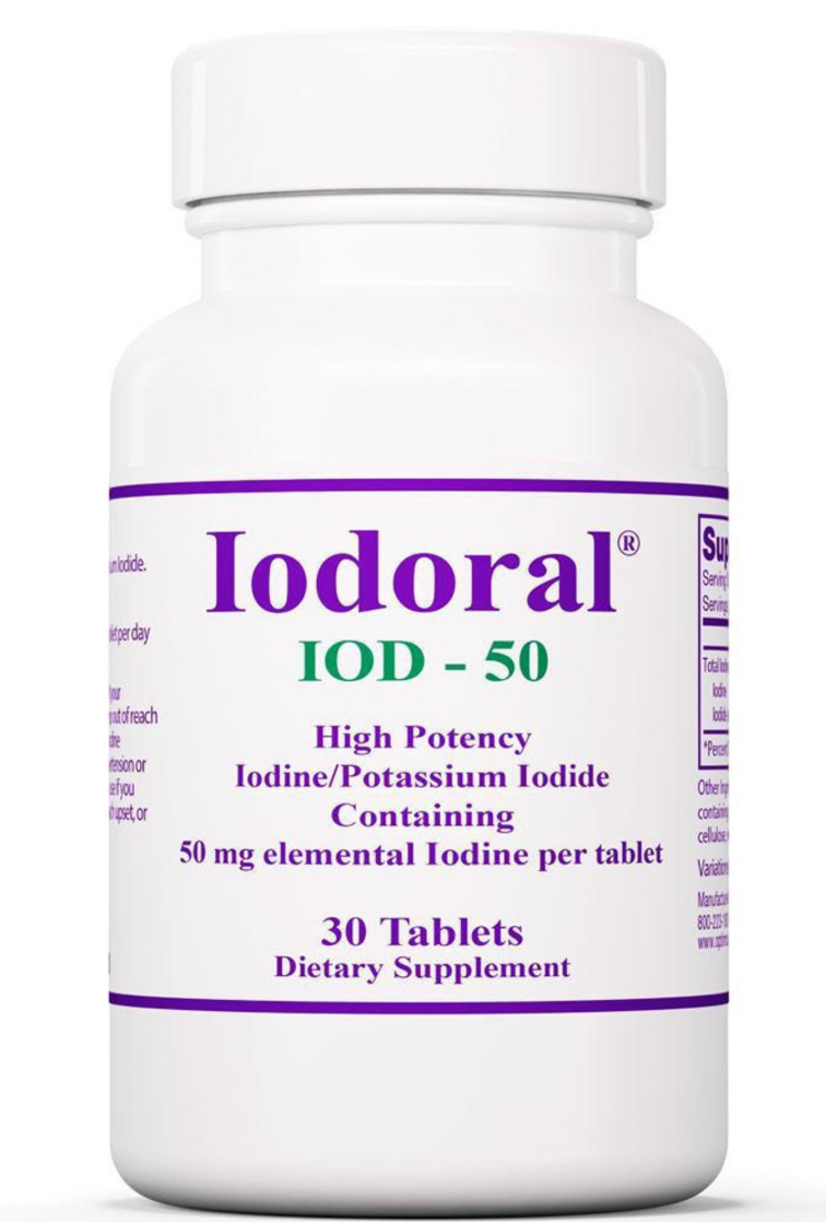 Optimox® Iodoral® 50 mg 30 Tablets Optimox