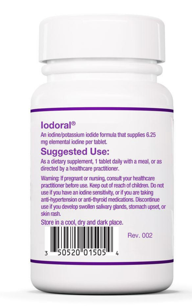 Iodoral 6.25 mg 90 Tablets Optimox