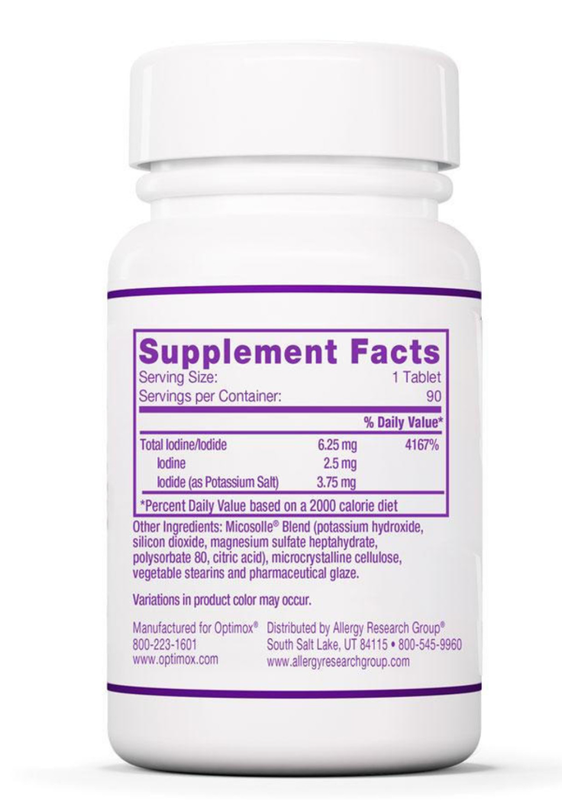 Iodoral 6.25 mg 90 Tablets Optimox