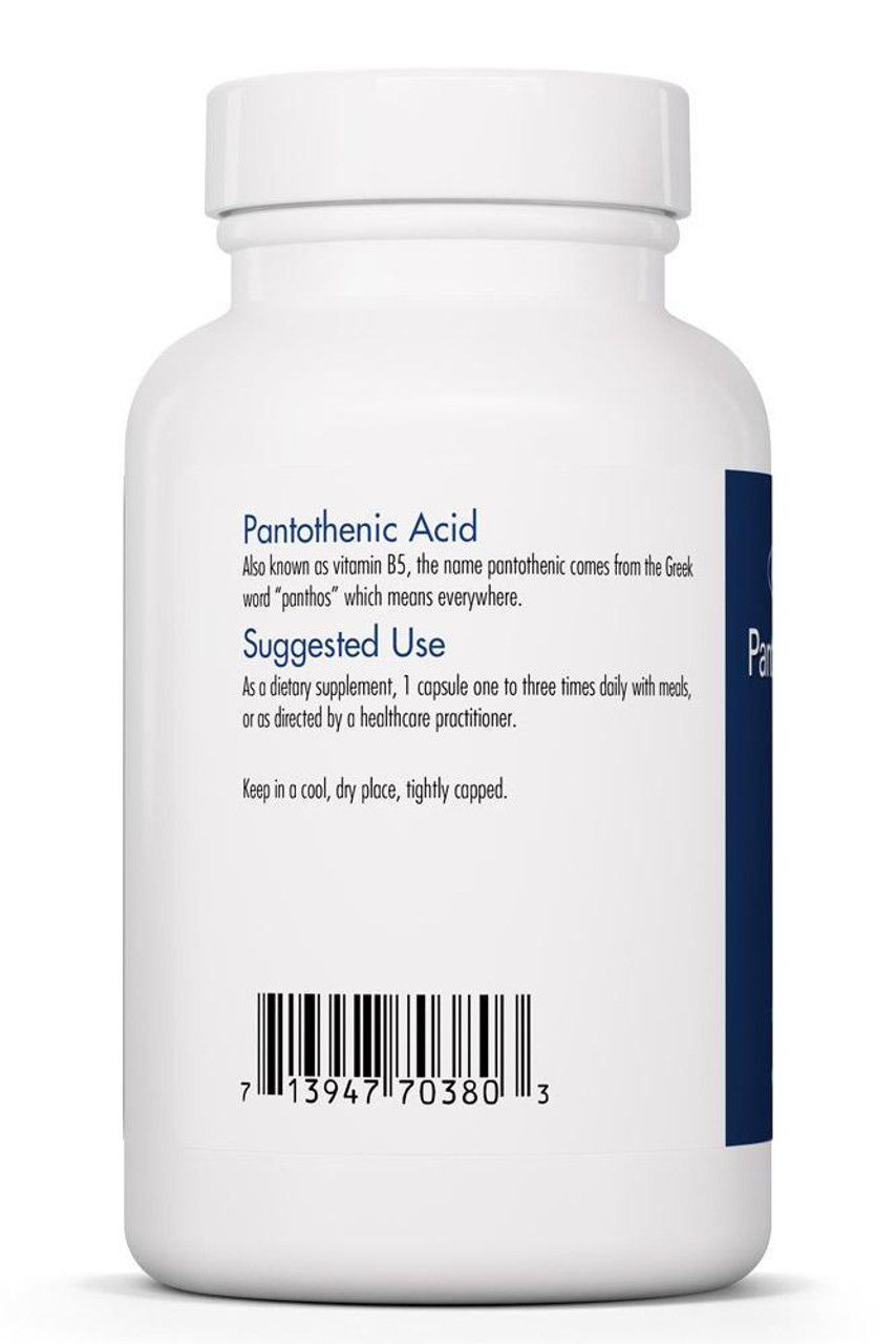 Pantothenic Acid
Vitamin B5 90 Vegetarian Capsules Allergy Research Group