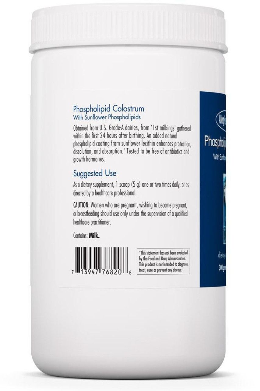 Phospholipid Colostrum 300 grams (10.6 oz.)  Allergy Research Group