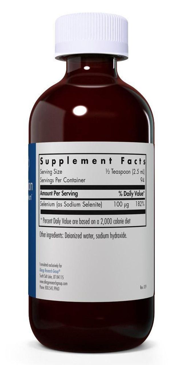 Selenium Solution 236 mL (8 fl.oz.)  Allergy Research Group