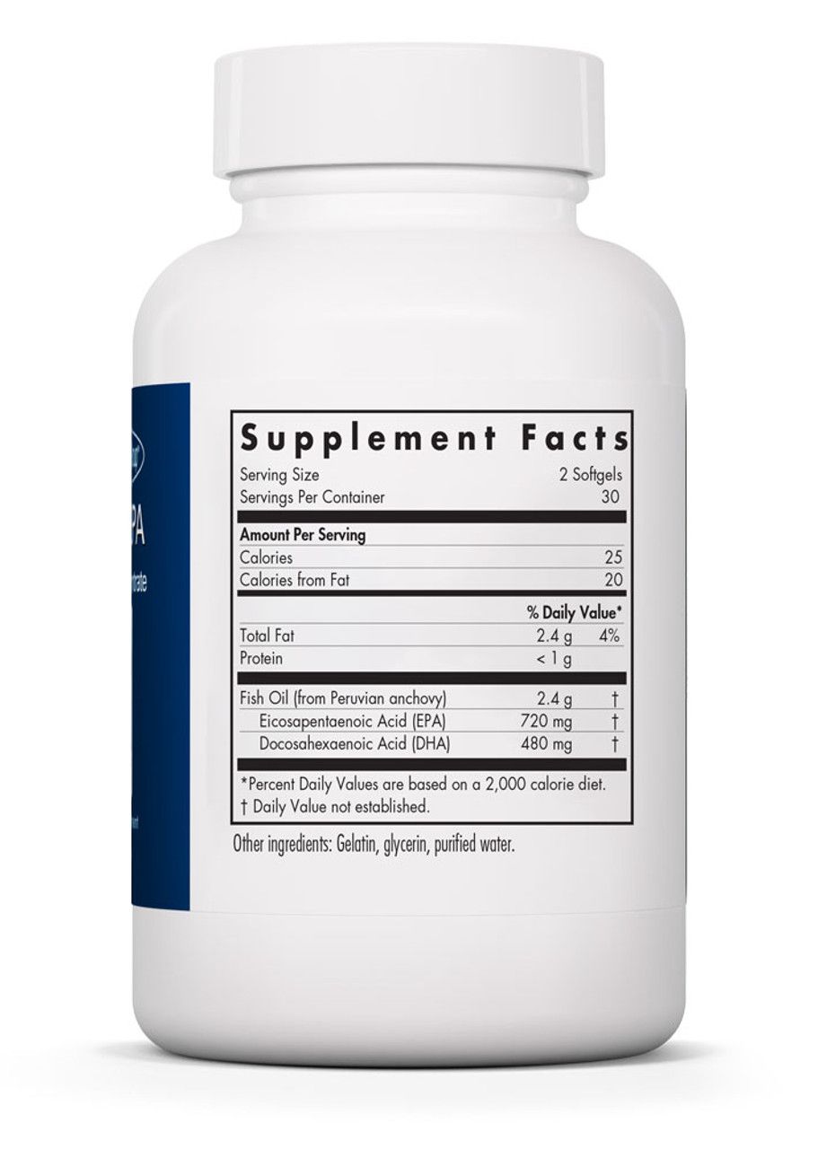 Super EPA  60 Softgels  Allergy Research Group