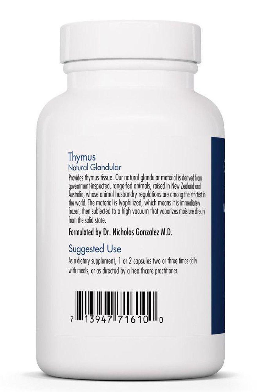 Thymus 75 Vegicaps  Allergy Research Group