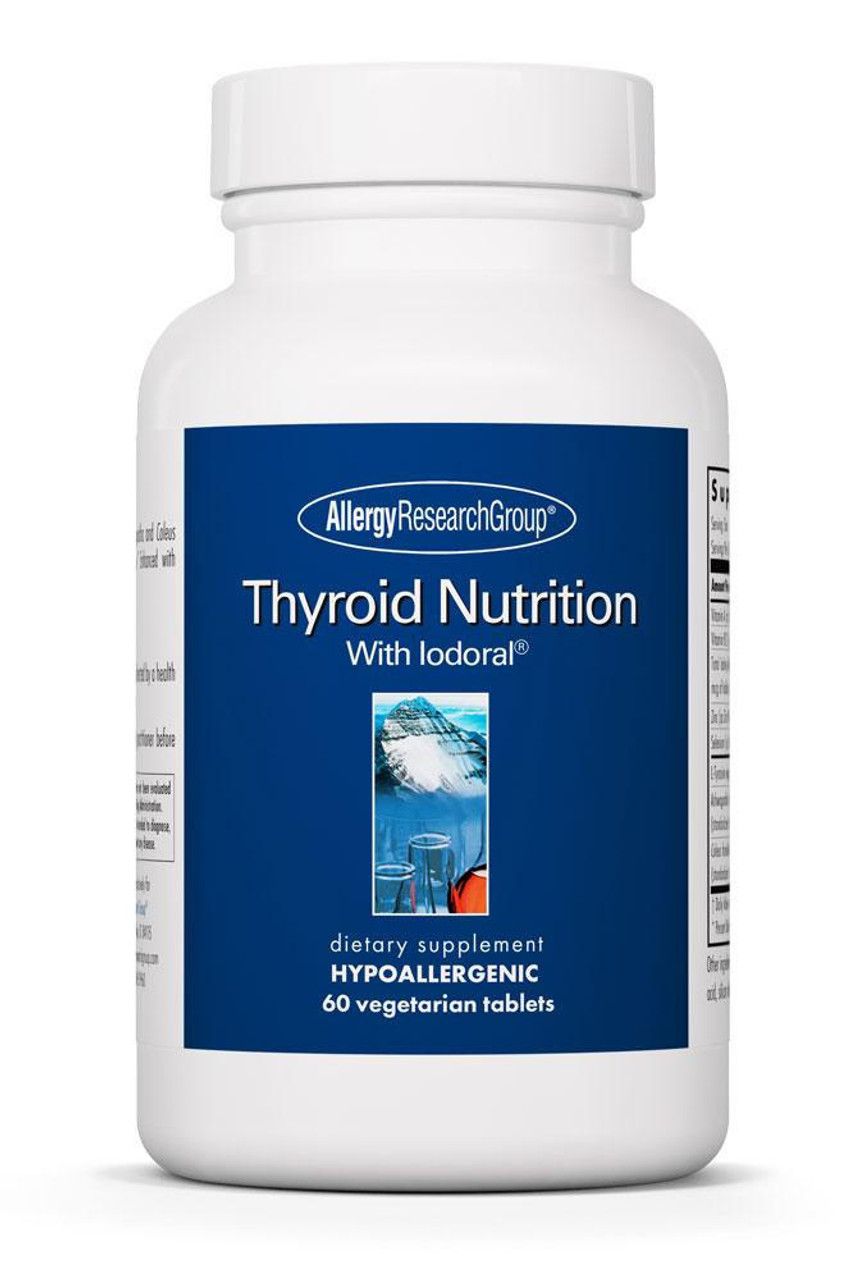 Thyroid Nutrition 60 Vegetarian Tablets Allergy Research Group