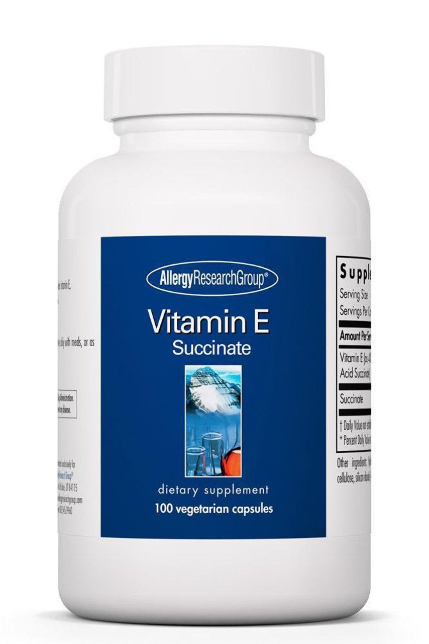 Vitamin E 330 mg 100 Vegetarian Caps Allergy Research Group