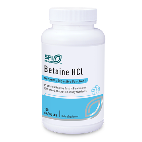 BETAINE HCI 100 capsules  SFI HEALTH