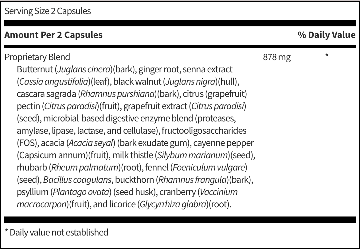 Colon Cleanse 100 caps SFI HEALTH