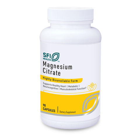 MAGNESIUM CITRATE 150 mg 90 VEGETARIAN CAPSULES SFI HEALTH