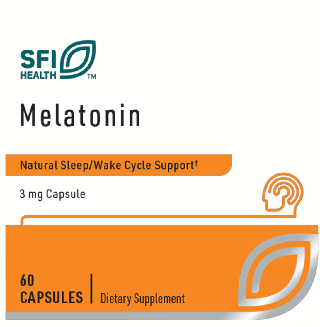 Melatonin 3 mg 60 VEGETARIAN CAPSULES SFI HEALTH