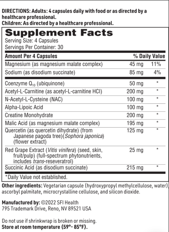 MITOTHERA CAPSULE FORMULA 120 CAPS SFI HEALTH